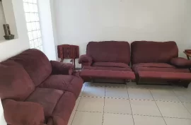 MICROFIBER RECLINING SOFA SET